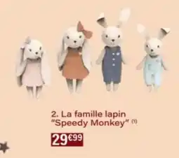Monop' . La famille lapin Speedy Monkey offre