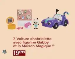 Monop' Voiture chabriolette avec figurine Gabby et la Maison Magique offre