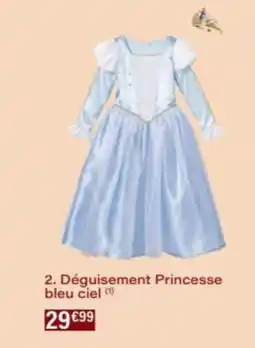 Monop' Déguisement Princesse bleu ciel offre