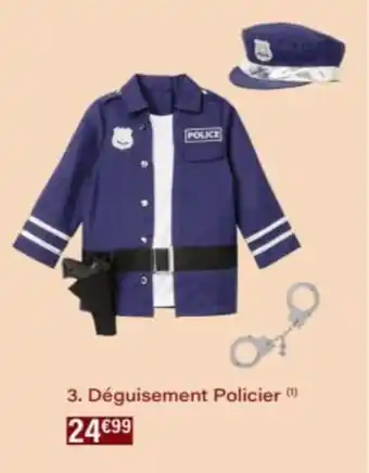 Monop' Déguisement Policier offre