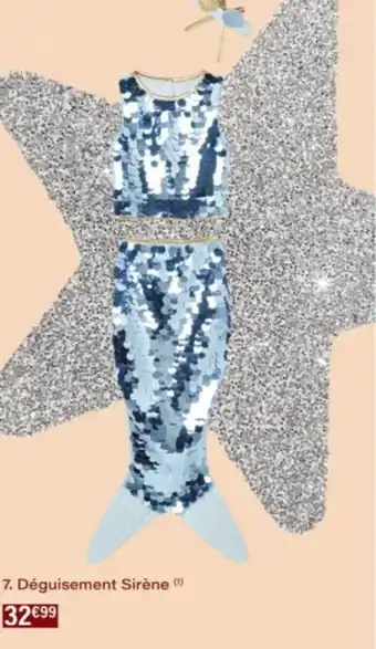 Monop' Déguisement Sirène offre