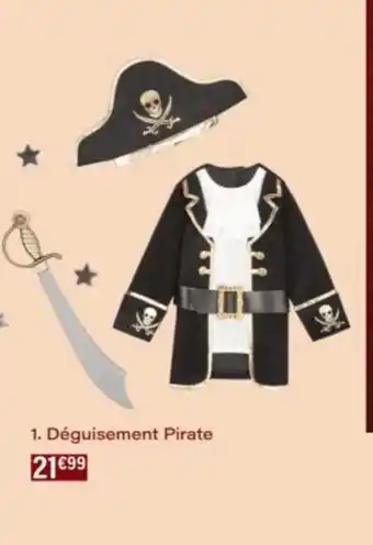 Monop' Déguisement Pirate offre