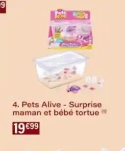 Monop' Pets Alive Surprise maman et bébé tortue offre