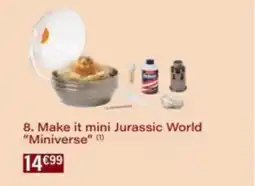 Monop' Make it mini Jurassic World Miniverse offre