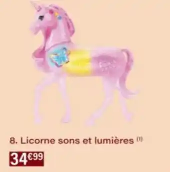 Monop' Licorne sons et lumières offre
