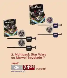 Monop' Multipack Star Wars ou Marvel Beyblade offre