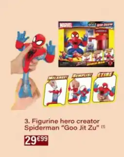 Monop' Figurine hero creator Spiderman Goo Jit Zu offre