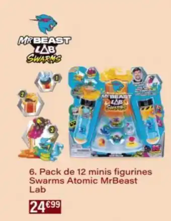 Monop' Pack de 12 minis figurines Swarms Atomic MrBeast Lab offre