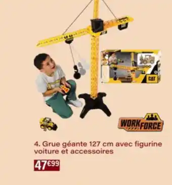 Monop' Grue géante 127 cm avec figurine voiture et accessoires offre