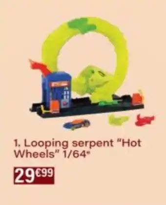 Monop' Looping serpent Hot Wheels offre