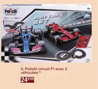 Monop' Polistil circuit F1 avec 2 véhicules offre