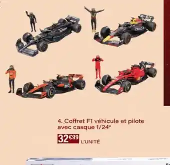 Monop' Coffret F1 véhicule et pilote avec casque 1/24° offre