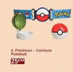 Monop' POKÉMON Ceinture Pokéball offre