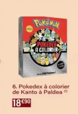 Monop' Pokedex à colorier de Kanto à Paldea offre