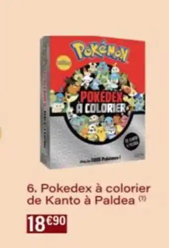 Monop' Pokedex à colorier de Kanto à Paldea offre