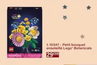 Monop' Petit bouquet ensoleillé Lego Botanicals offre
