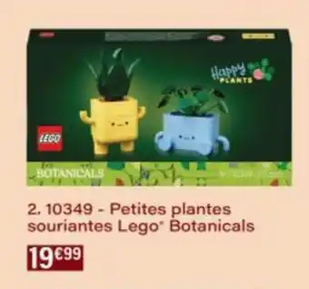 Monop' Petites plantes souriantes Lego Botanicals offre
