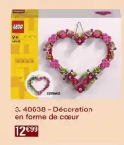 Monop' Décoration en forme de cœur offre