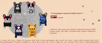 Monop' Compagnon interactif KIBO french offre