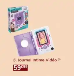 Monop' Journal Intime Vidéo offre