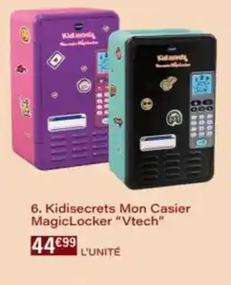 Monop' Kidisecrets Mon Casier MagicLocker Vtech offre