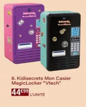 Monop' Kidisecrets Mon Casier MagicLocker Vtech offre
