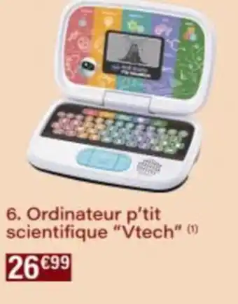 Monop' Ordinateur p'tit scientifique Vtech offre