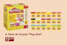 Monop' Pack de 18 pots Play-Doh offre
