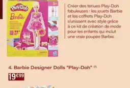 Monop' Barbie Designer Dolls Play-Doh offre