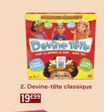 Monop' Devine-tête classique offre