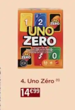 Monop' UNO Zéro offre
