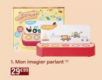 Monop' Mon imagier parlant offre