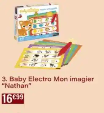 Monop' Baby Electro Mon imagier Nathan offre