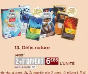 Monop' Défis nature offre
