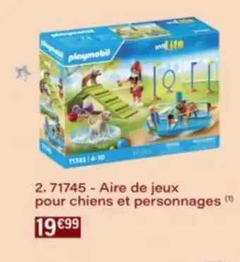 Monop' Aire de jeux pour chiens et personnages offre
