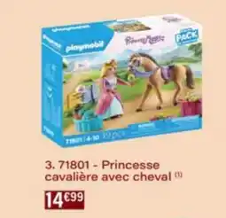 Monop' Princesse cavalière avec cheval offre