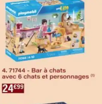 Monop' Bar à chats avec 6 chats et personnages offre