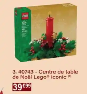 Monop' Centre de table de Noël Lego Iconic offre