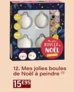Monop' Mes jolies boules de Noël à peindre offre