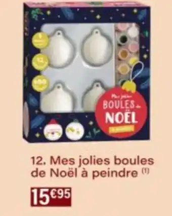 Monop' Mes jolies boules de Noël à peindre offre