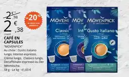 E.Leclerc Café en Capsules Mövenpick offre