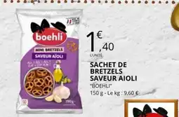 E.Leclerc SACHET DE BRETZELS SAVEUR AIOLI offre