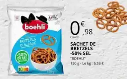 E.Leclerc SACHET DE BRETZELS -50% SEL offre