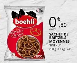 E.Leclerc SACHET DE BRETZELS MOYENNES offre