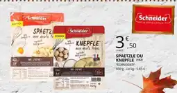 E.Leclerc SPAETZLE OU KNEPFLE offre