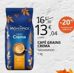 E.Leclerc CAFÉ GRAINS CREMA MÖVENPICK offre
