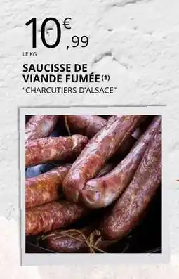 E.Leclerc Saucisse de viande fumée offre