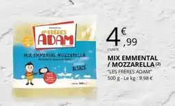 E.Leclerc MIX EMMENTAL MOZZARELLA offre