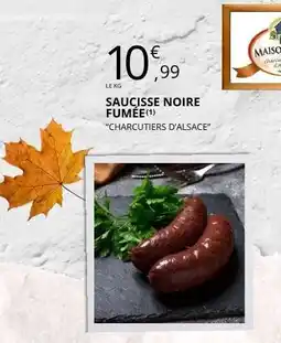 E.Leclerc Saucisse noire fumée offre