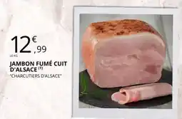 E.Leclerc JAMBON FUMÉ CUIT D'ALSACE offre